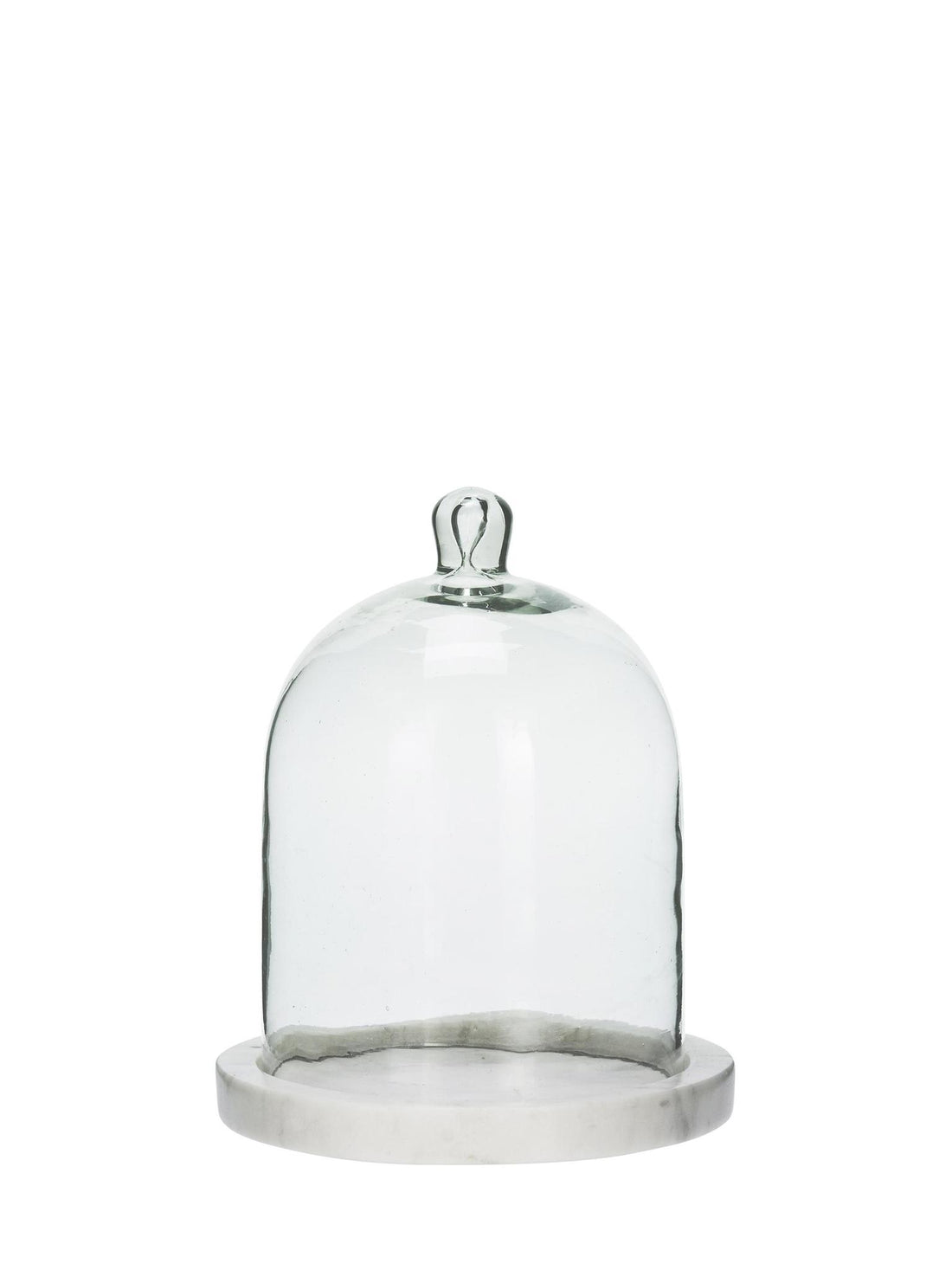 Glass Cake Stand With Marble Base