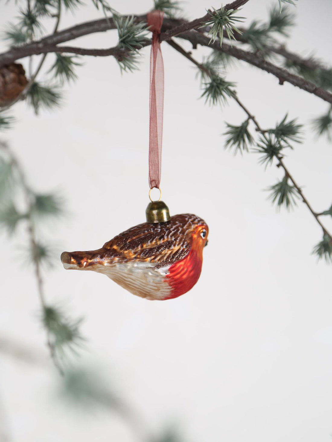 Decorative Robin bauble