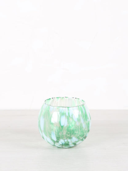 Halleye Round Stormlight Glass Pot - 3 Colours Available