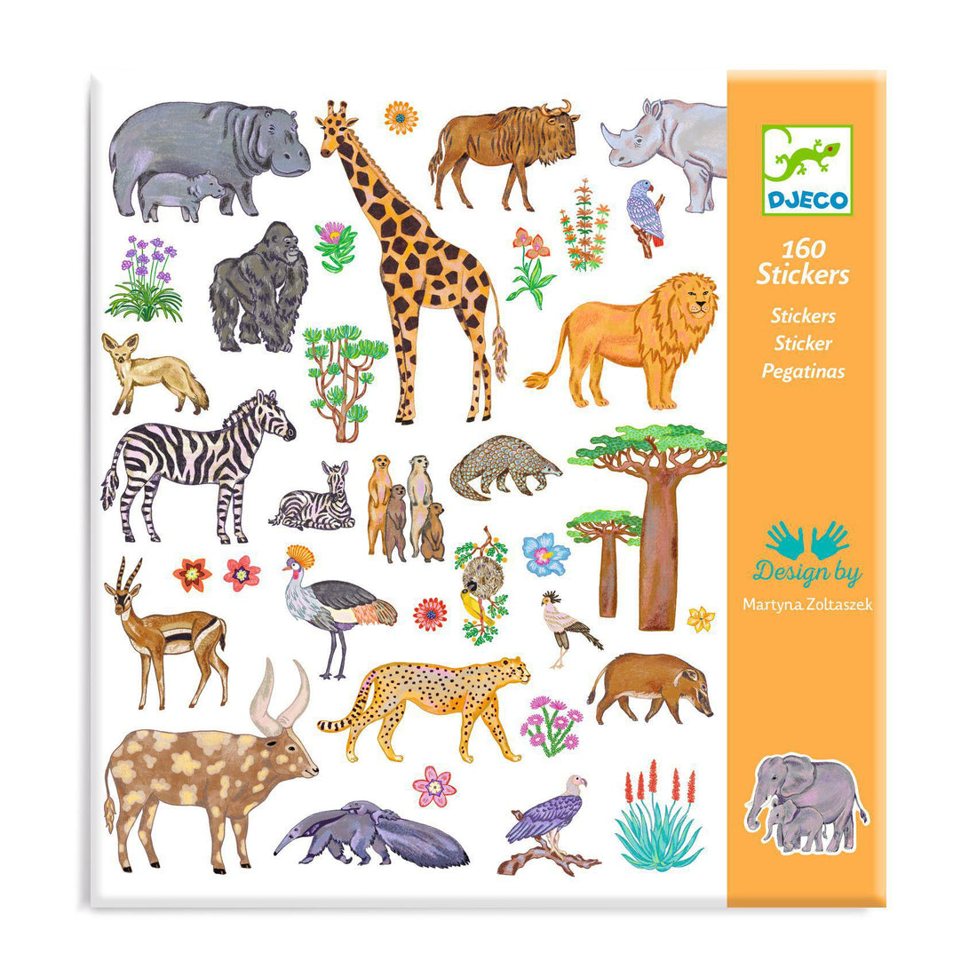 Paper Sticker Pack  - Kenya