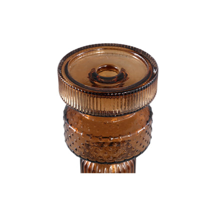 Tall Fadri Glass Candle Holder - 3 Colours Available