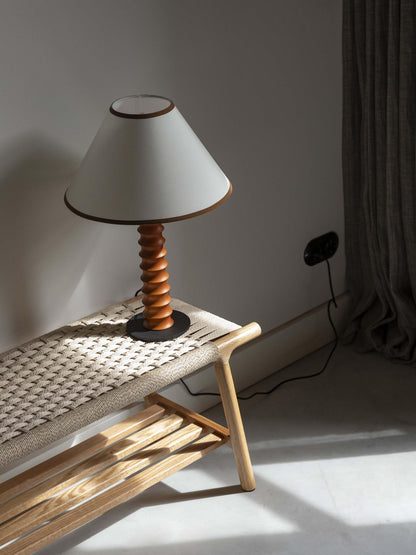 Horace Oak Wood Lamp - 2 Sizes Available