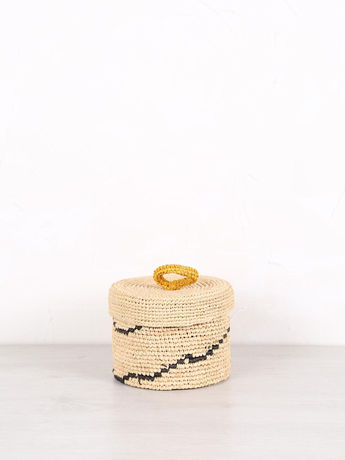 Medium Handmade Raffia Woven Basket - 3 Patterns available