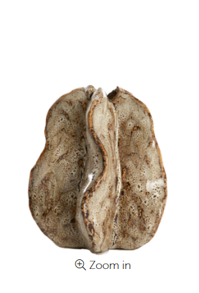 Idrija Ceramic Vase - Light Brown