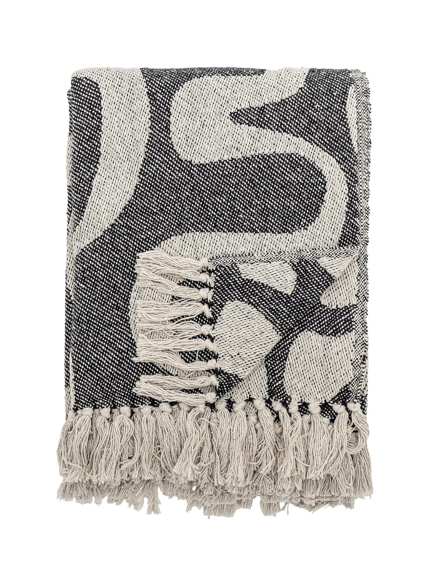 Salobre Recycled Cotton Throw - Black