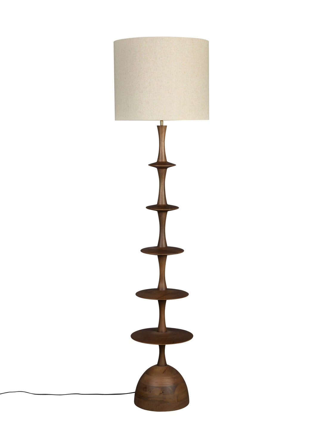 Cath Mango Wood Floor Lamp