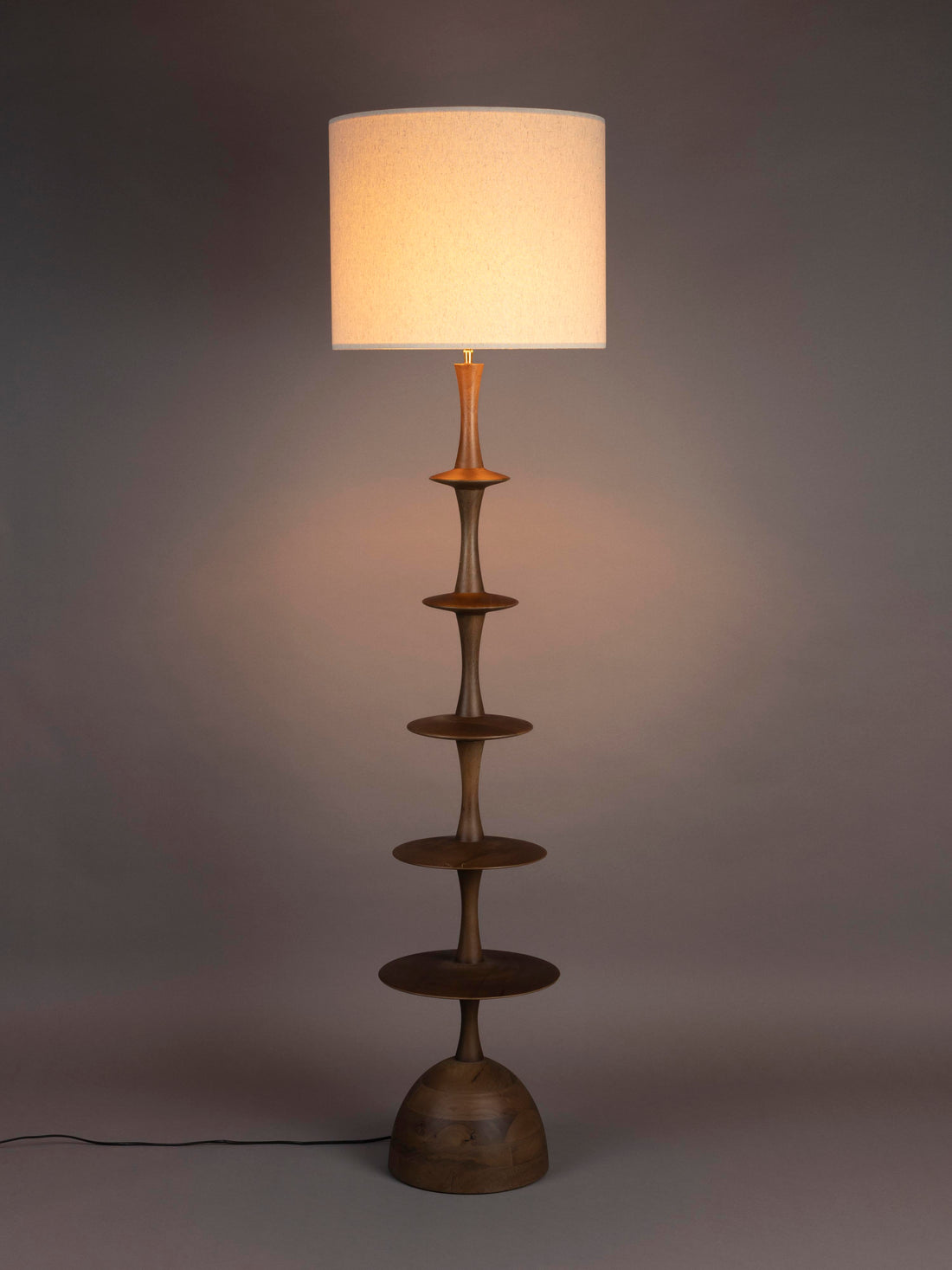 Cath Mango Wood Floor Lamp