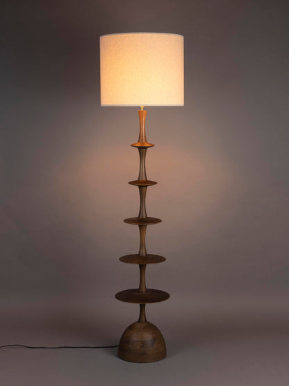 Cath Mango Wood Floor Lamp
