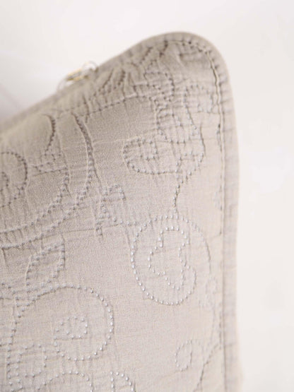 Isabelle cushion - Size Options Available - Eucalyptus Grey