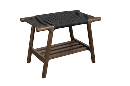 Kintaro Solid Oak, Woven Bench - 2 Colours &amp; 2 Sizes Avilable