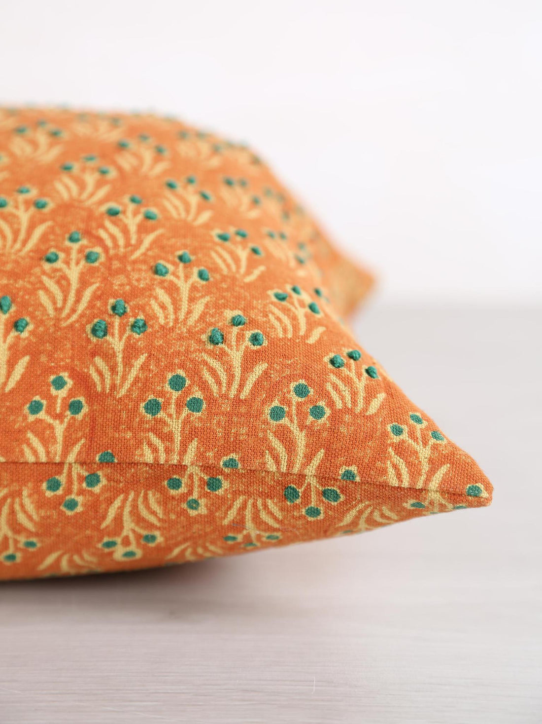 CRAFTED - Iris Hand Embroidered Cushion