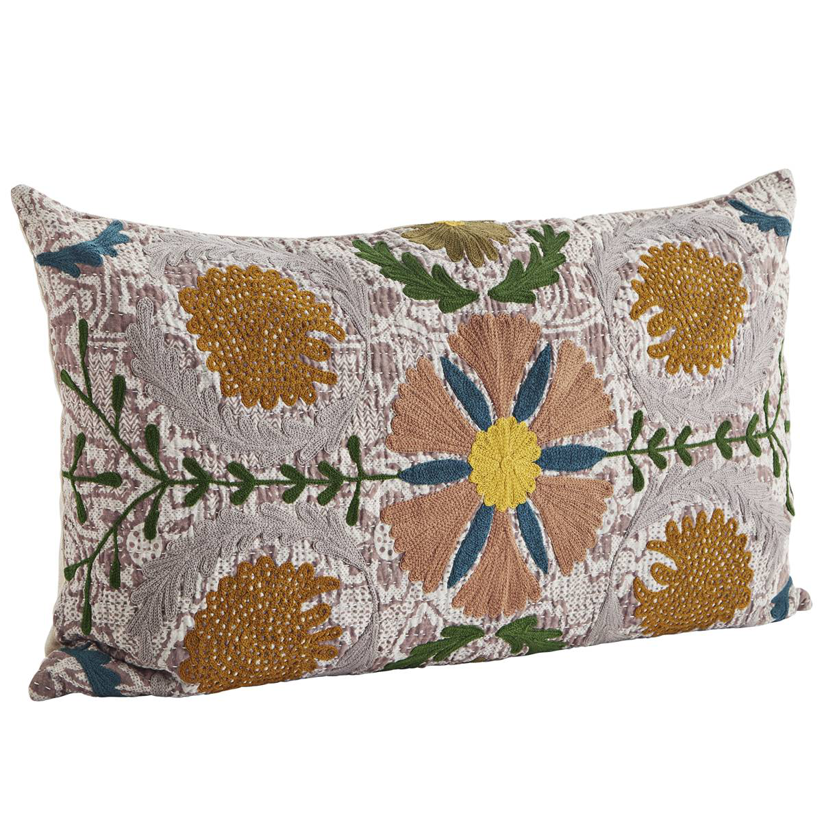 Suzani  Floral Embroidered Cushion