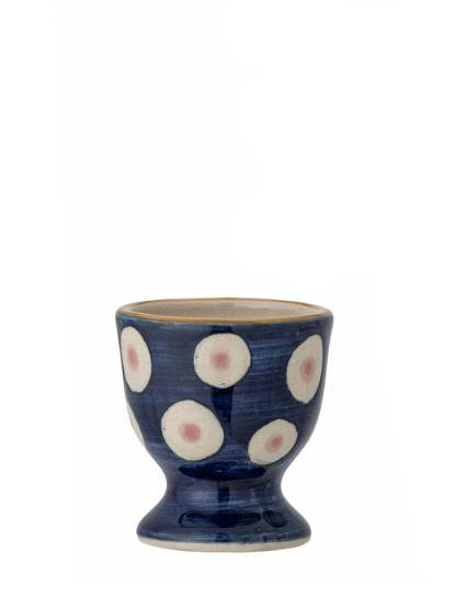 Eviaya Egg Cup - Patterned - 3 Patterns Available - Blue, Pink, ochre