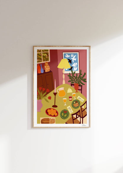 Slow Mornings Art Print | Foodie Wall Art