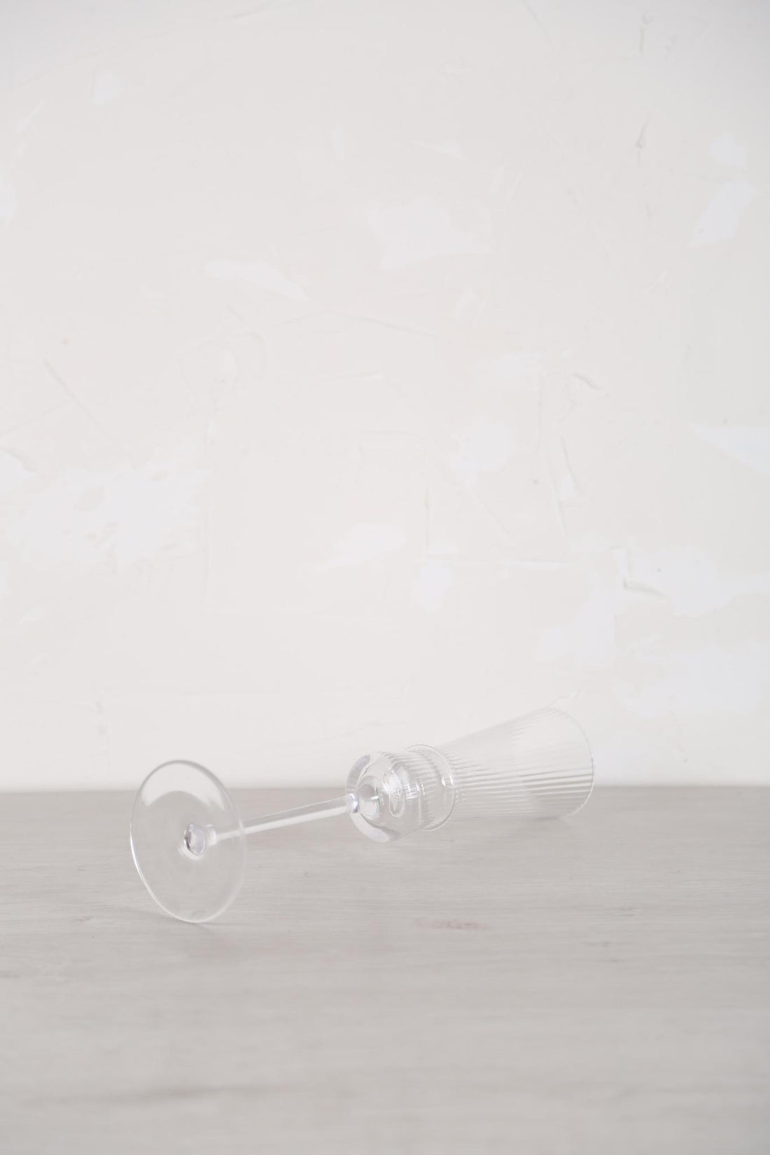 Fluted Champagne Glass - Clear