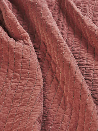 Quilted cotton bed cover - Colour options Available