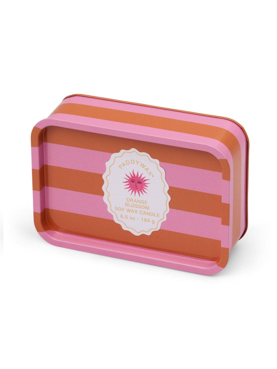 Adopo Sun Printed Tin Candle - Orange Blossom