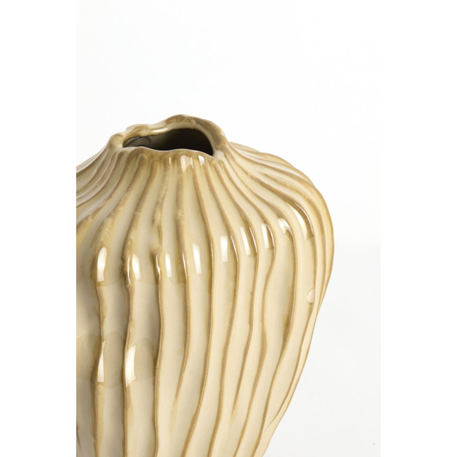 Vechhia Vase - Textured Brown Tones - 2 Sizes Available