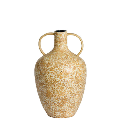 Cabra Speckled Vase - Tonal Sand - 25x42cm