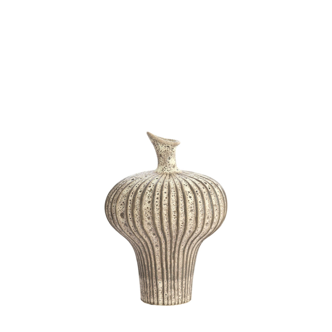 Nevano Tall Ceramic Matte Vase - Dark Brown - 2 Sizes Available