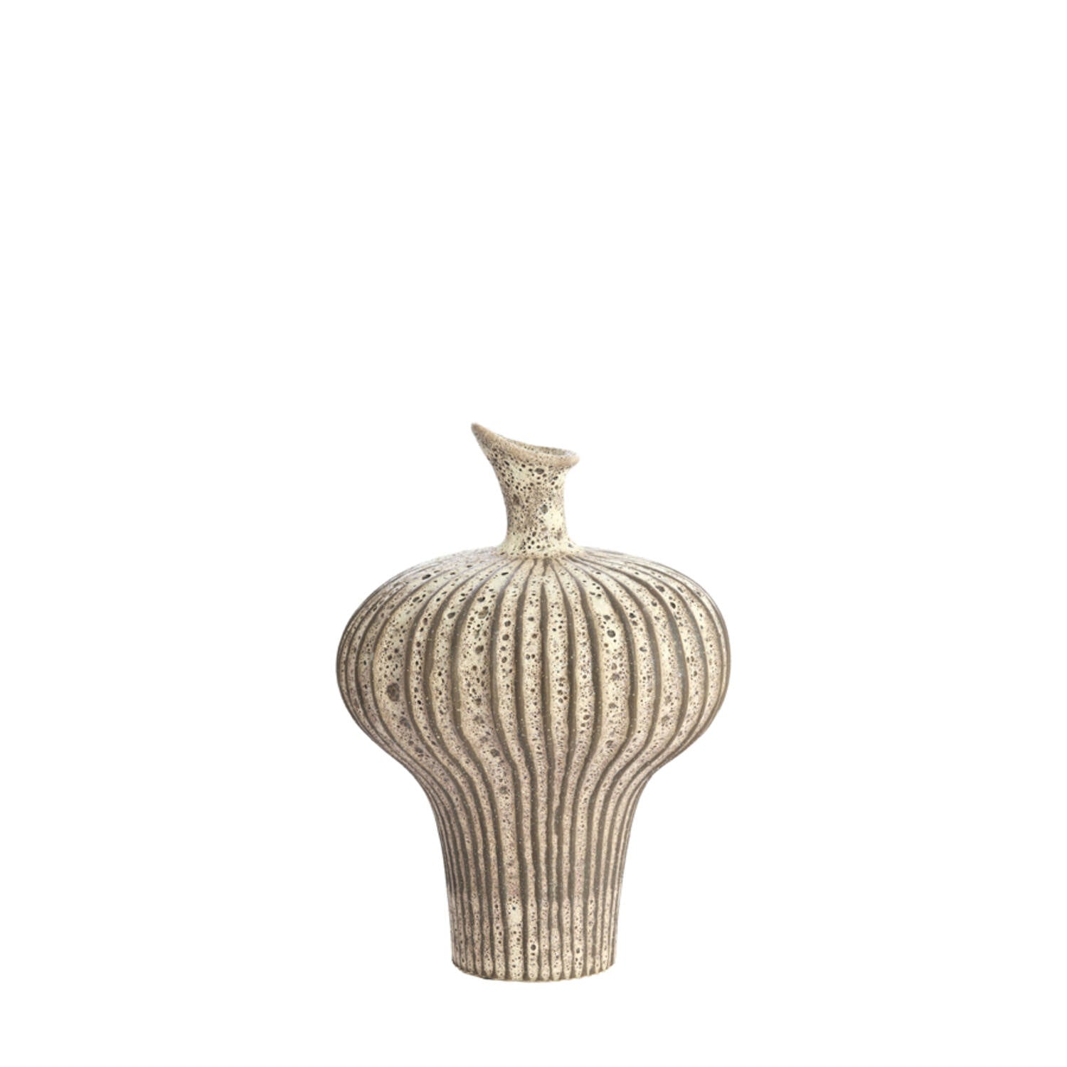 Nevano Tall Ceramic Matte Vase - Dark Brown - 2 Sizes Available