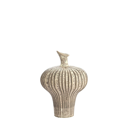 Nevano Tall Ceramic Matte Vase - Dark Brown - 2 Sizes Available
