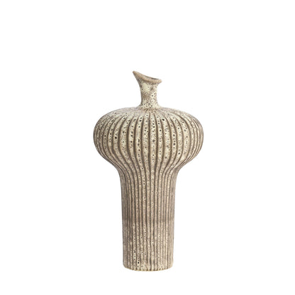 Nevano Tall Ceramic Matte Vase - Dark Brown - 2 Sizes Available