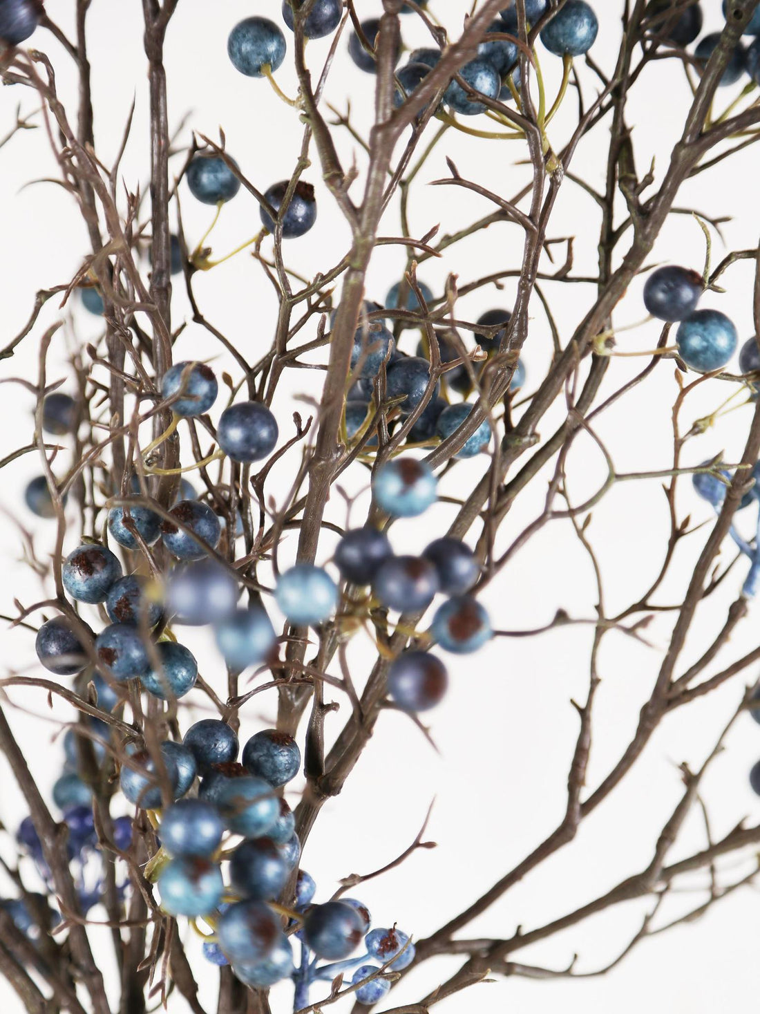Faux Blue Berries Stem
