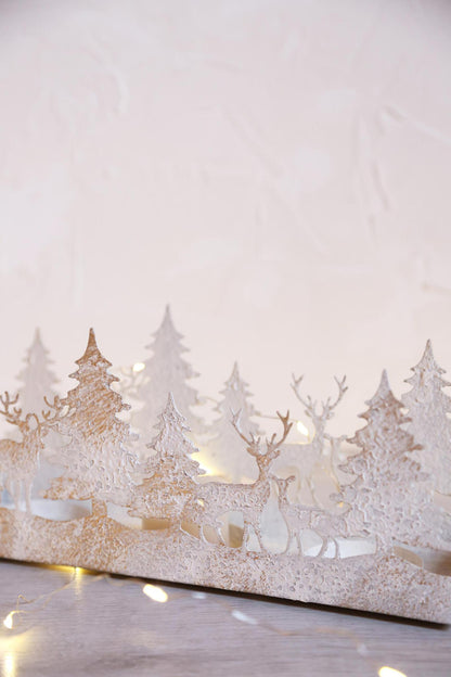 Festive Wilderness Candle Holder