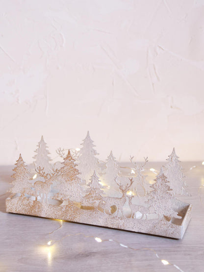 Festive Wilderness Candle Holder