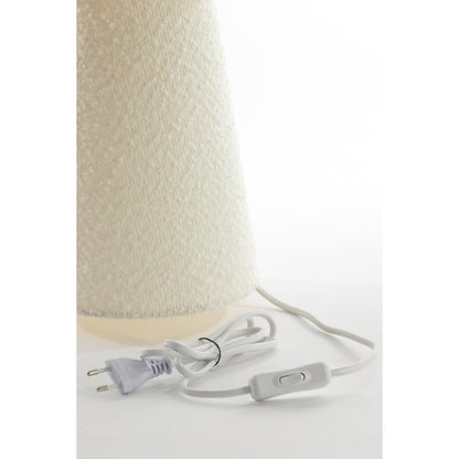 Mikkel Table lamp bouclé cream
