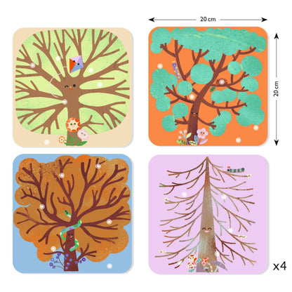 FELT COLLAGE - Through The Seasons