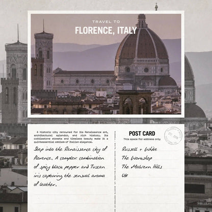 Firenze Leather Scented Candle