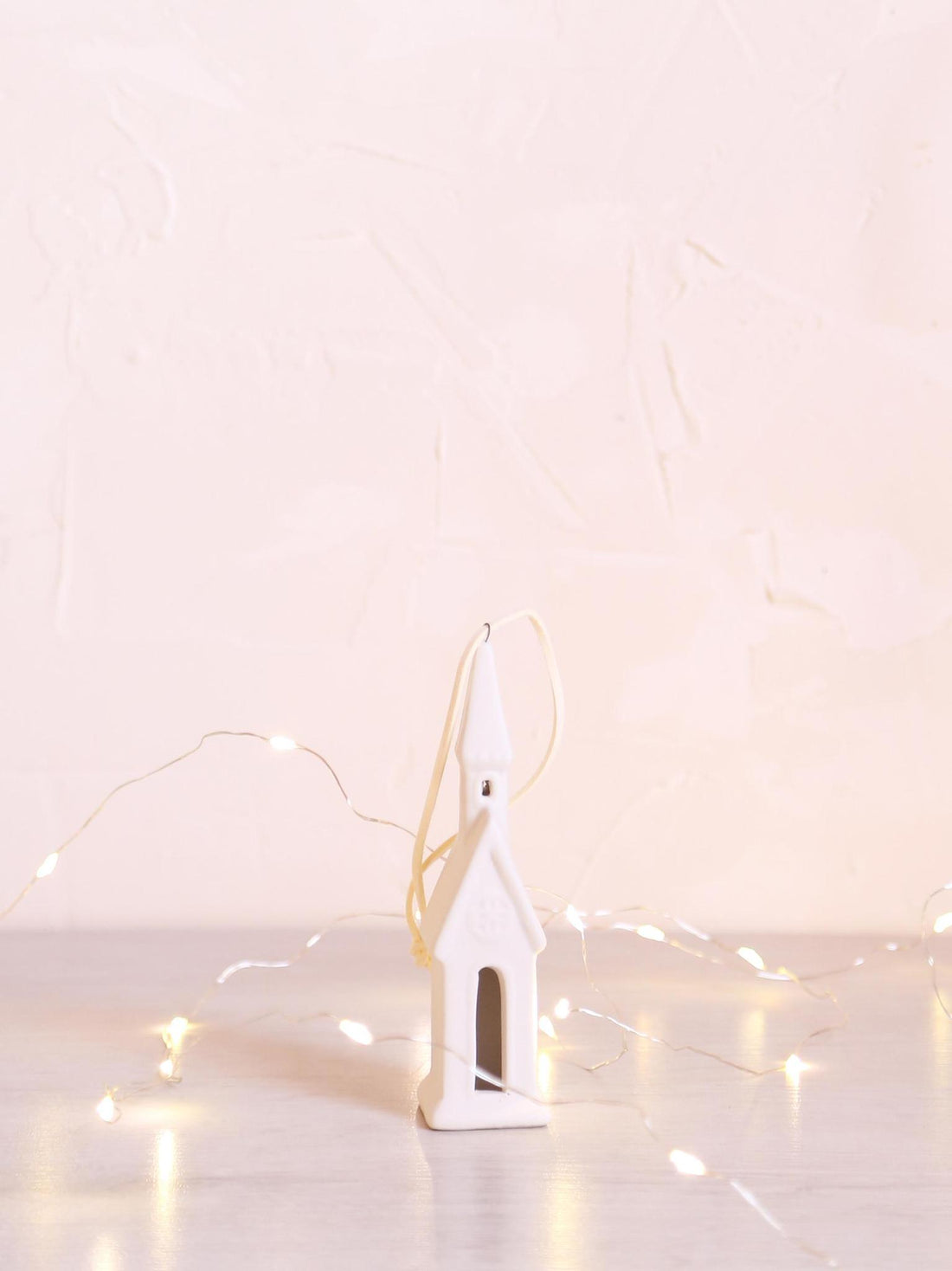PORCELAIN CHURCH BAUBLE