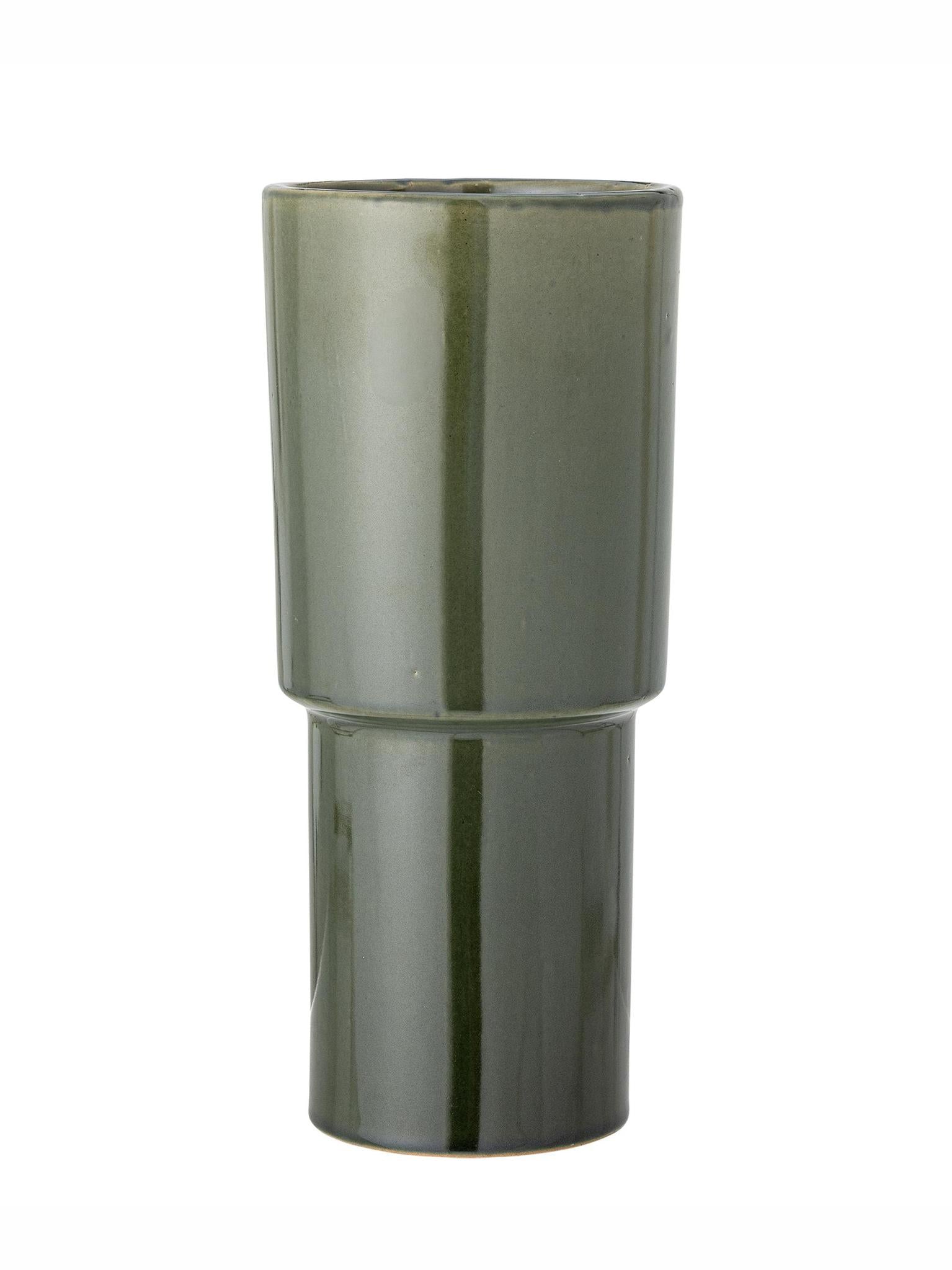 Marji Vase - Green - Stoneware