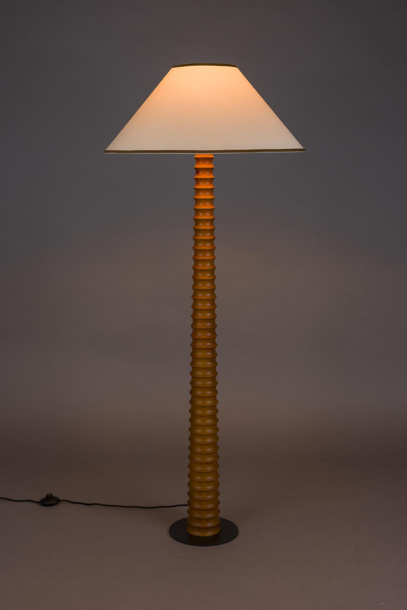 Horace Oak Wood Lamp - 2 Sizes Available