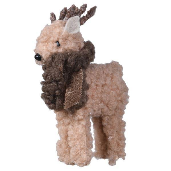 Archie The Fluffy Reindeer Decoration