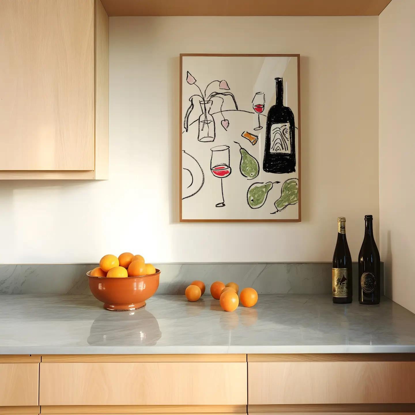Tulips and Wine at Tillingham Print