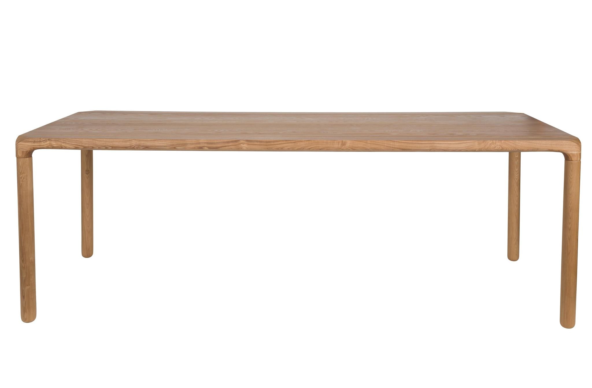 Storm Ash Wooden Dining Table - Natural - 3 Sizes Available