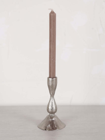 Ingrid candlestick - Antique Silver