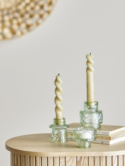 Delphia Candle Holder - Green - Set Of 3