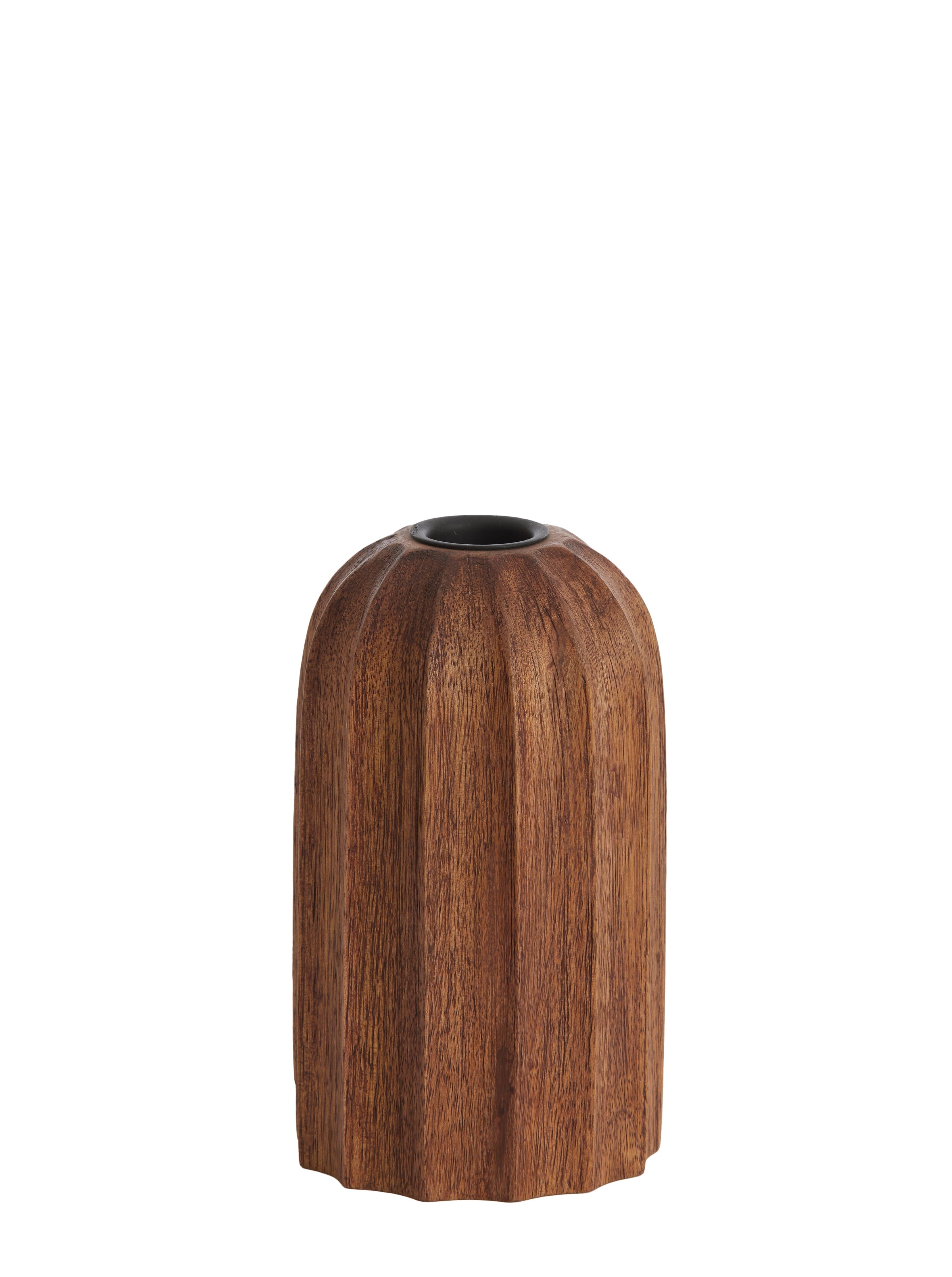 Ofir Russet Mango Wood Candle Holder - 2 Sizes Available