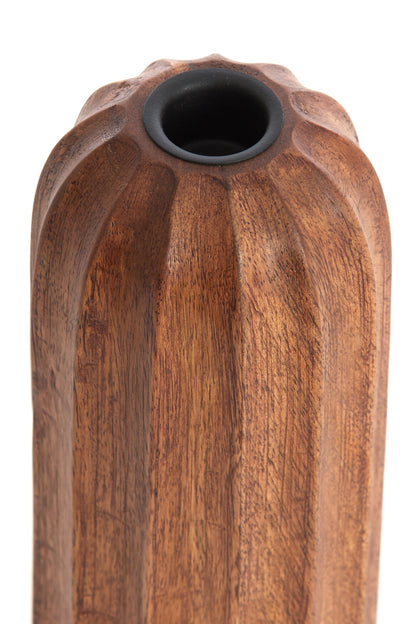 Ofir Russet Mango Wood Candle Holder - 2 Sizes Available