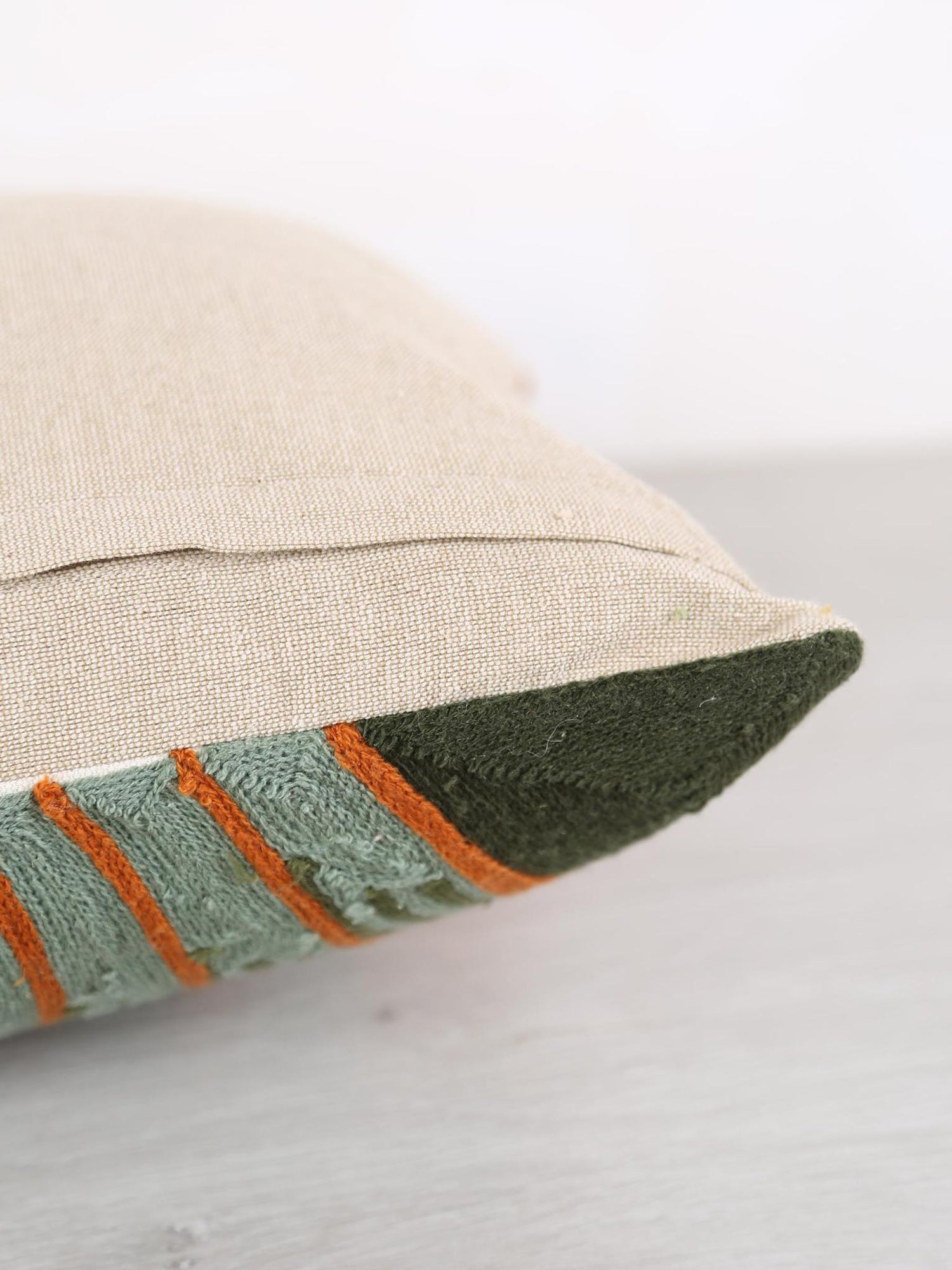 Embroidered Patterned Cushion - Ewan - 3 Colours Available - 30x50cm