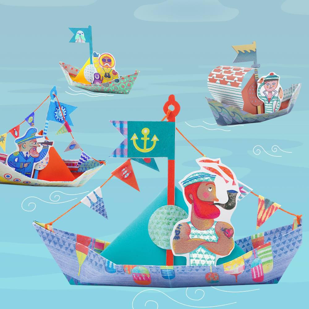 Origami Floating Boats