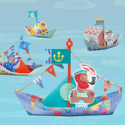 Origami Floating Boats