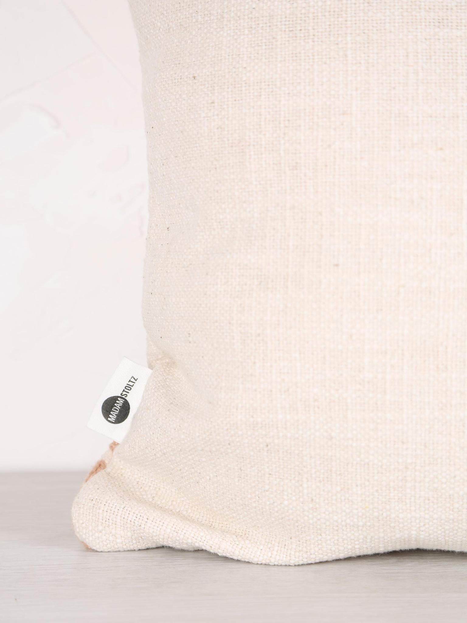 Suzani Embroidered Cushion - Neutrals, Powder, Camel