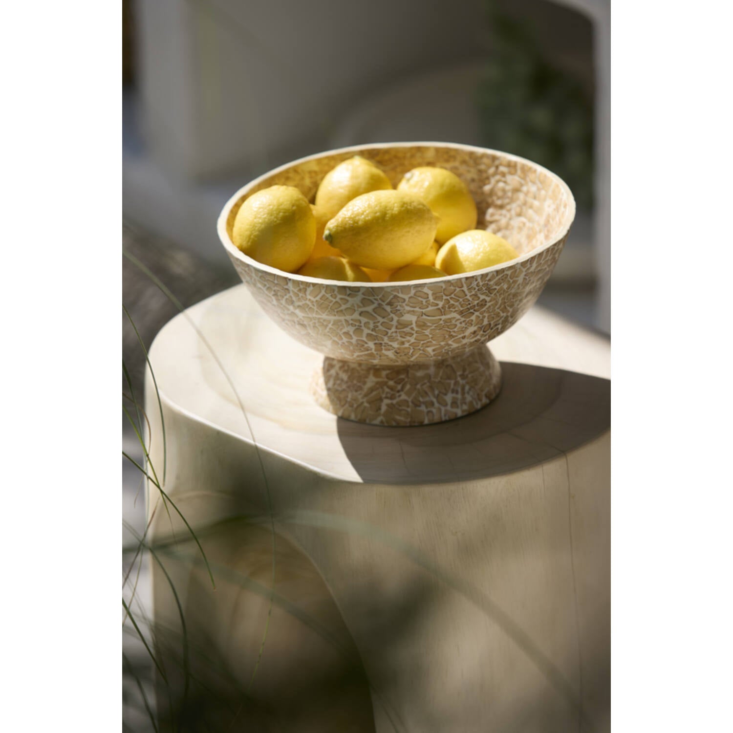 Gracio Bamboo Decorative Bowl - Speckled Pattern - 2 Sizes Available