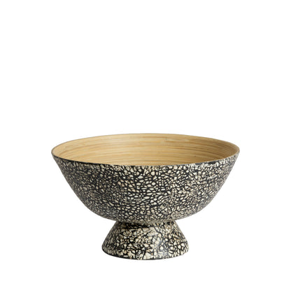 Gracio Bamboo Decorative Bowl - Speckled Pattern - 2 Sizes Available