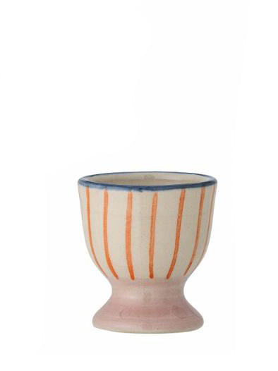 Eviaya Egg Cup - Patterned - 3 Patterns Available - Blue, Pink, ochre